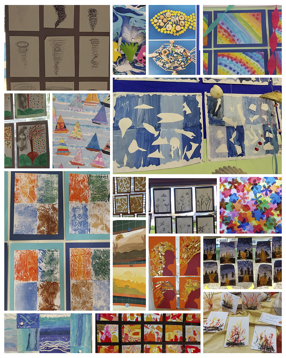 Collage – 4 Elemente