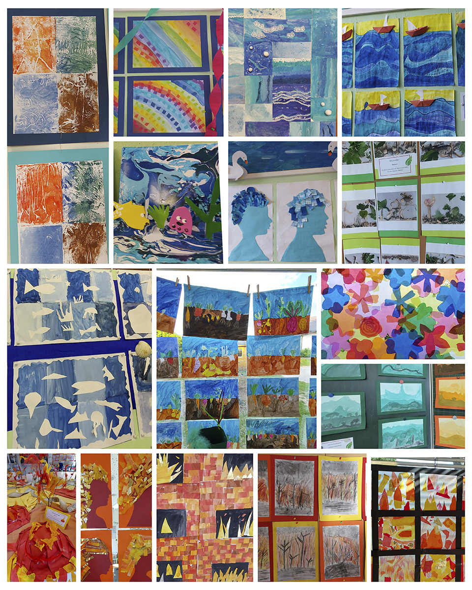 Collage – 4 Elemente